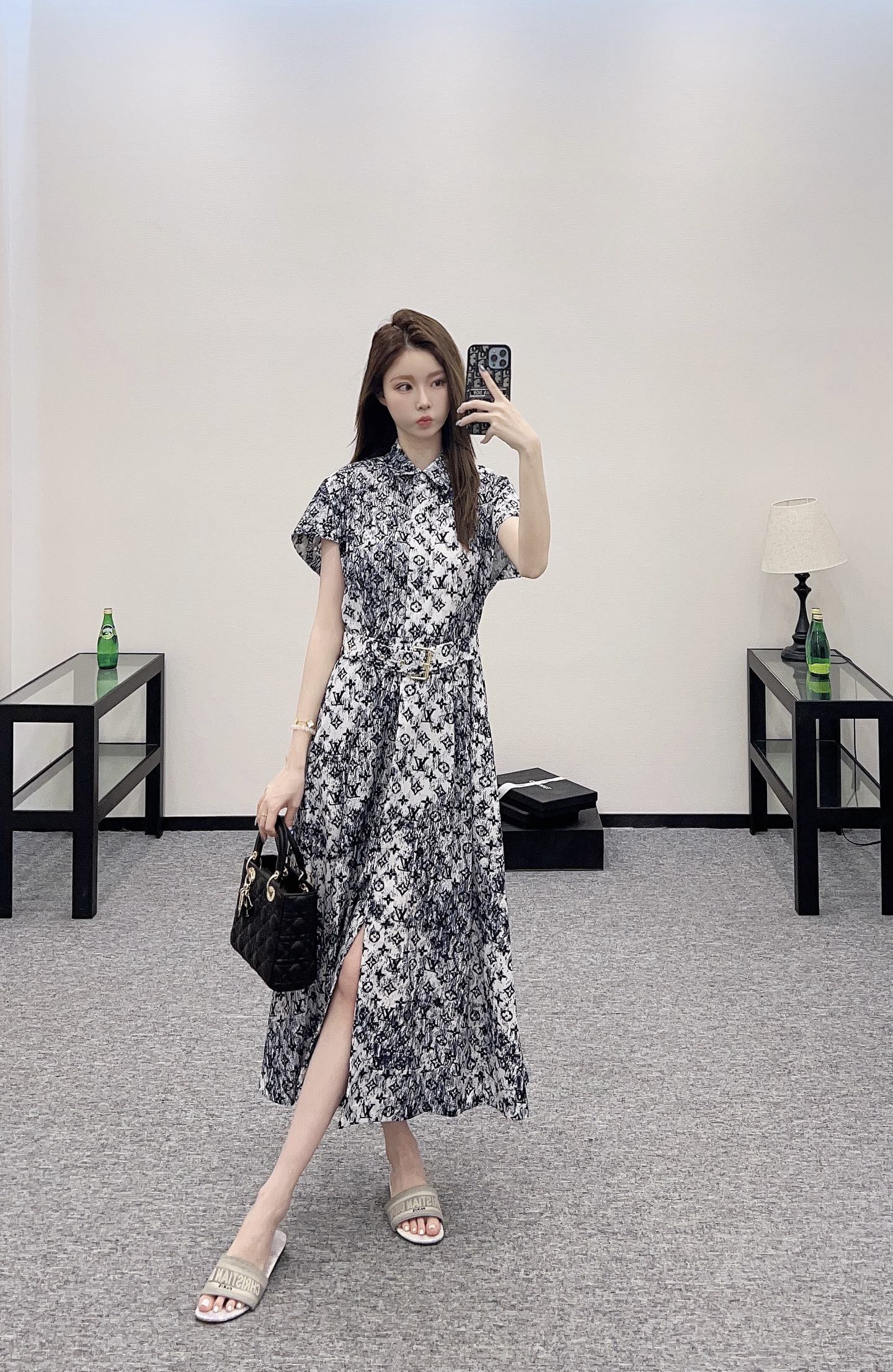 L 2025 neue produkte Gürtel kleid 