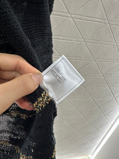 C 2025 new product Embroidered knitted vest dress