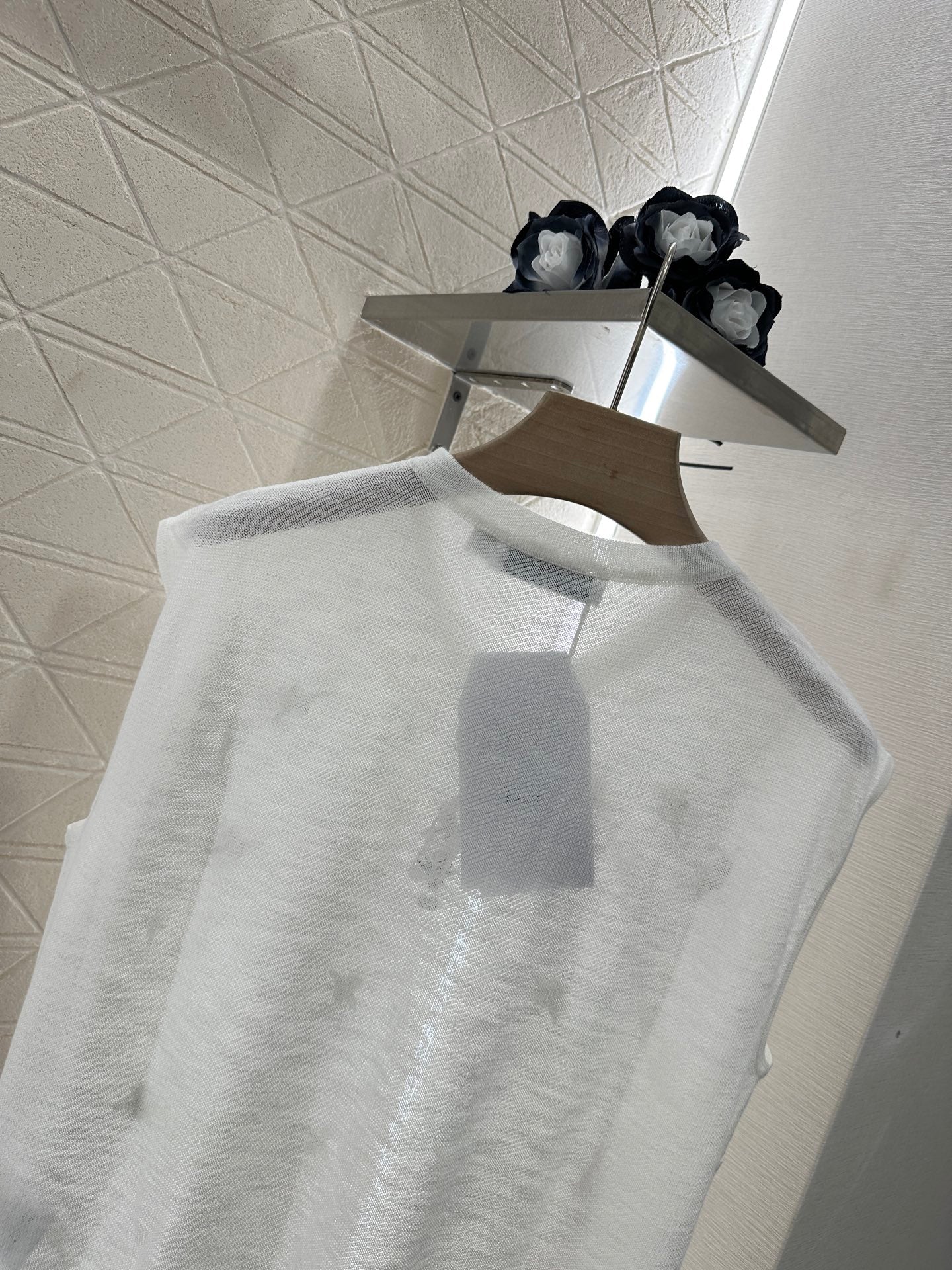 D 2025 new product Embroidered knitted vest