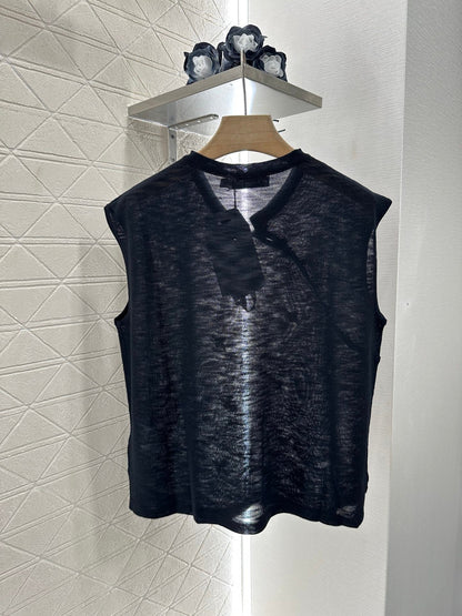 D 2025 neues Produkt Bestickte Strickweste 