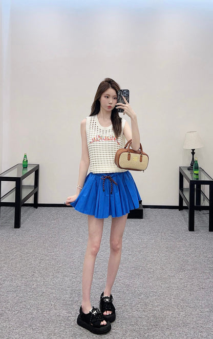 M 2025 new product Hollow knitted vest