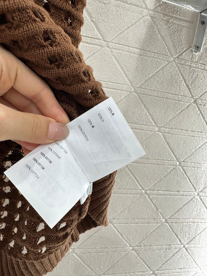 M 2025 new product Hollow knitted vest