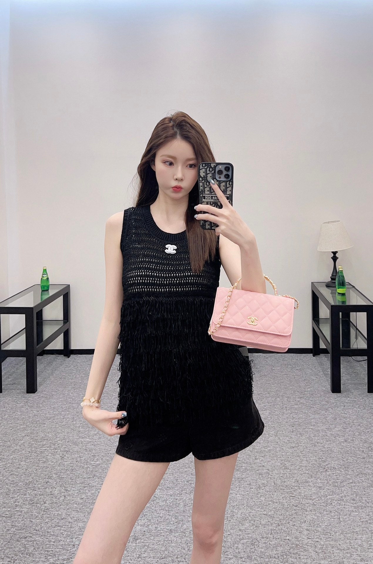 C 2025 new product Tassel knitted vest
