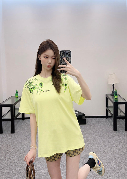 G 2025 new product Printed round neck