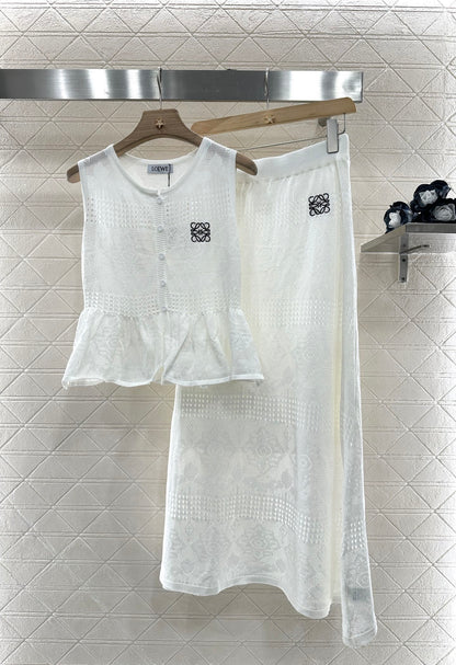 LO 2025 new product Vest skirt set