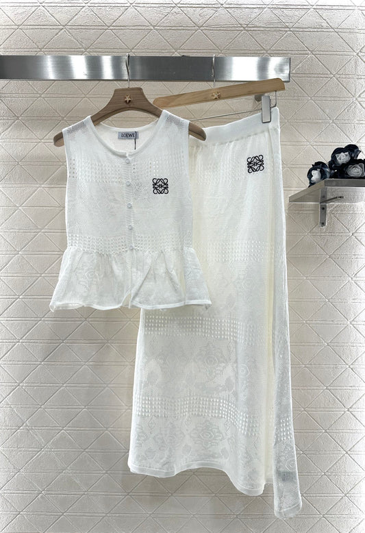 LO 2025 new product Vest skirt set