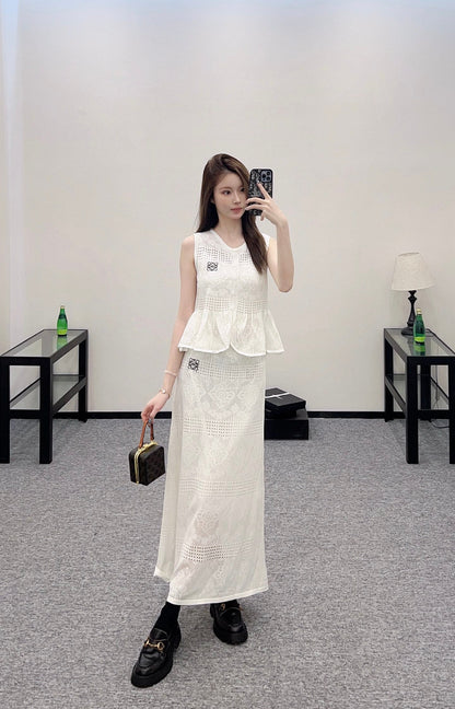 LO 2025 new product Vest skirt set