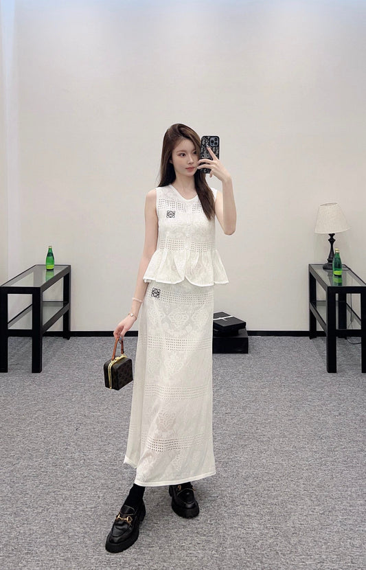 LO 2025 new product Vest skirt set
