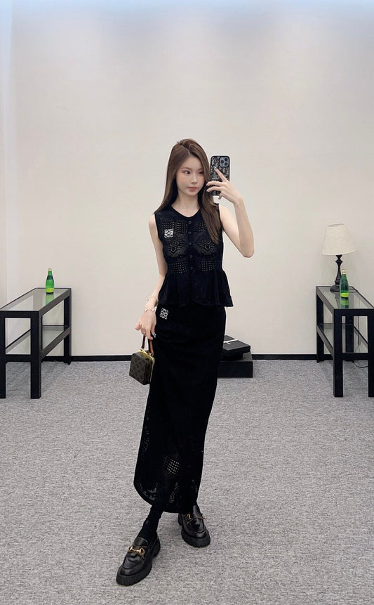 LO 2025 new product Vest skirt set