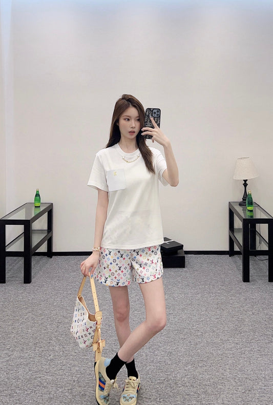 L 2025 new products Short-sleeved shorts suit