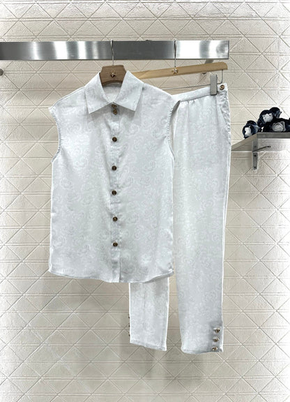 C 2025 new product Cropped pants suit