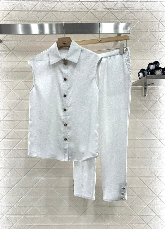 C 2025 new product Cropped pants suit