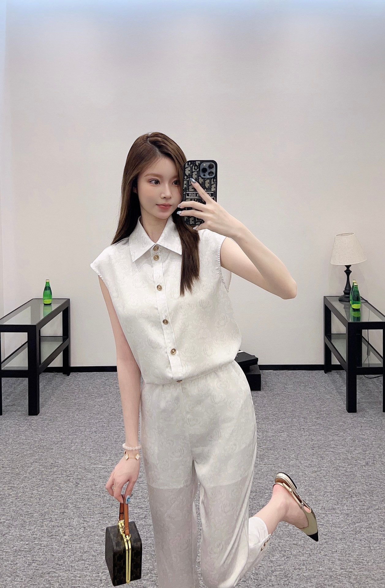 C 2025 new product Cropped pants suit