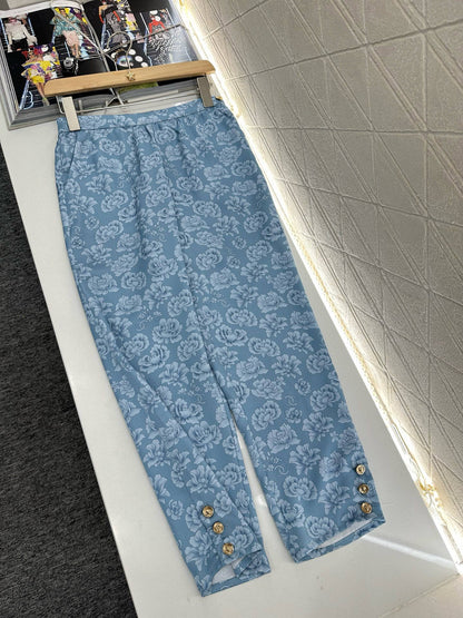C 2025 new product Cropped pants suit