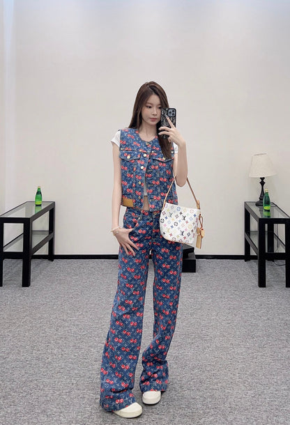 L 2025 new products Vest and trousers set