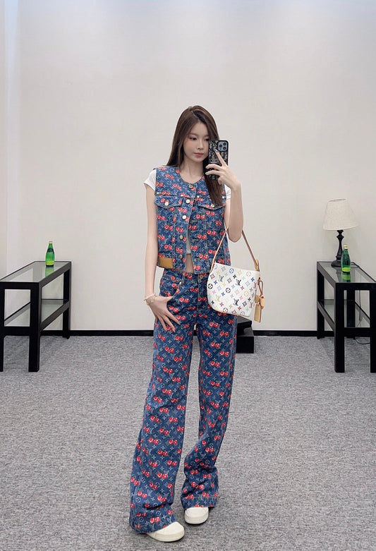 L 2025 new products Vest and trousers set