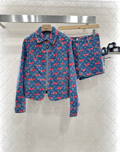 L 2025 new products Shorts and jacket set