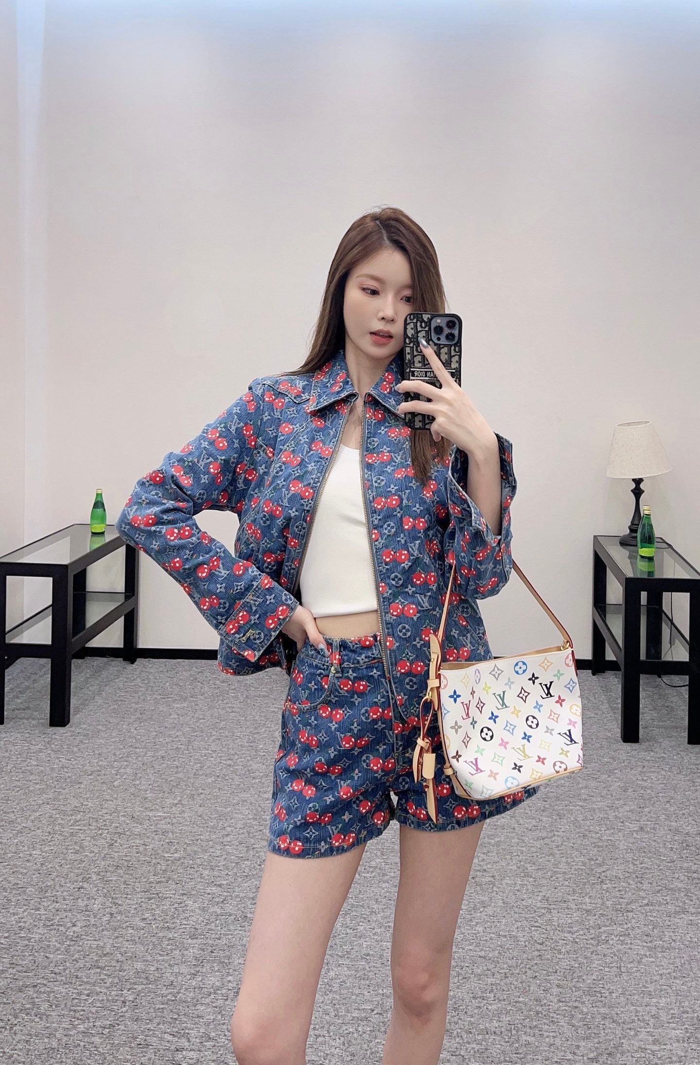 L 2025 new products Shorts and jacket set