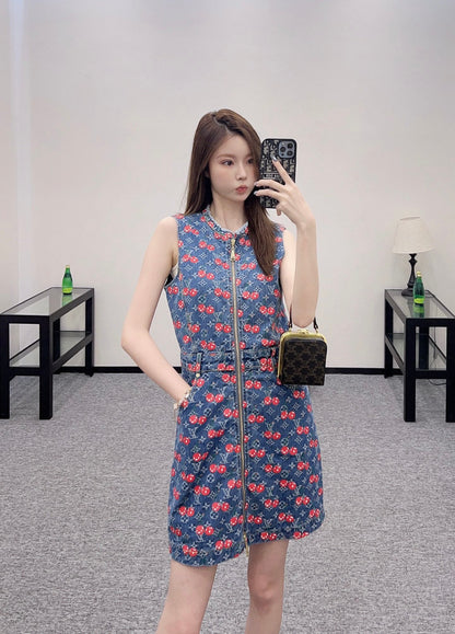 L 2025 new product Waist vest dress