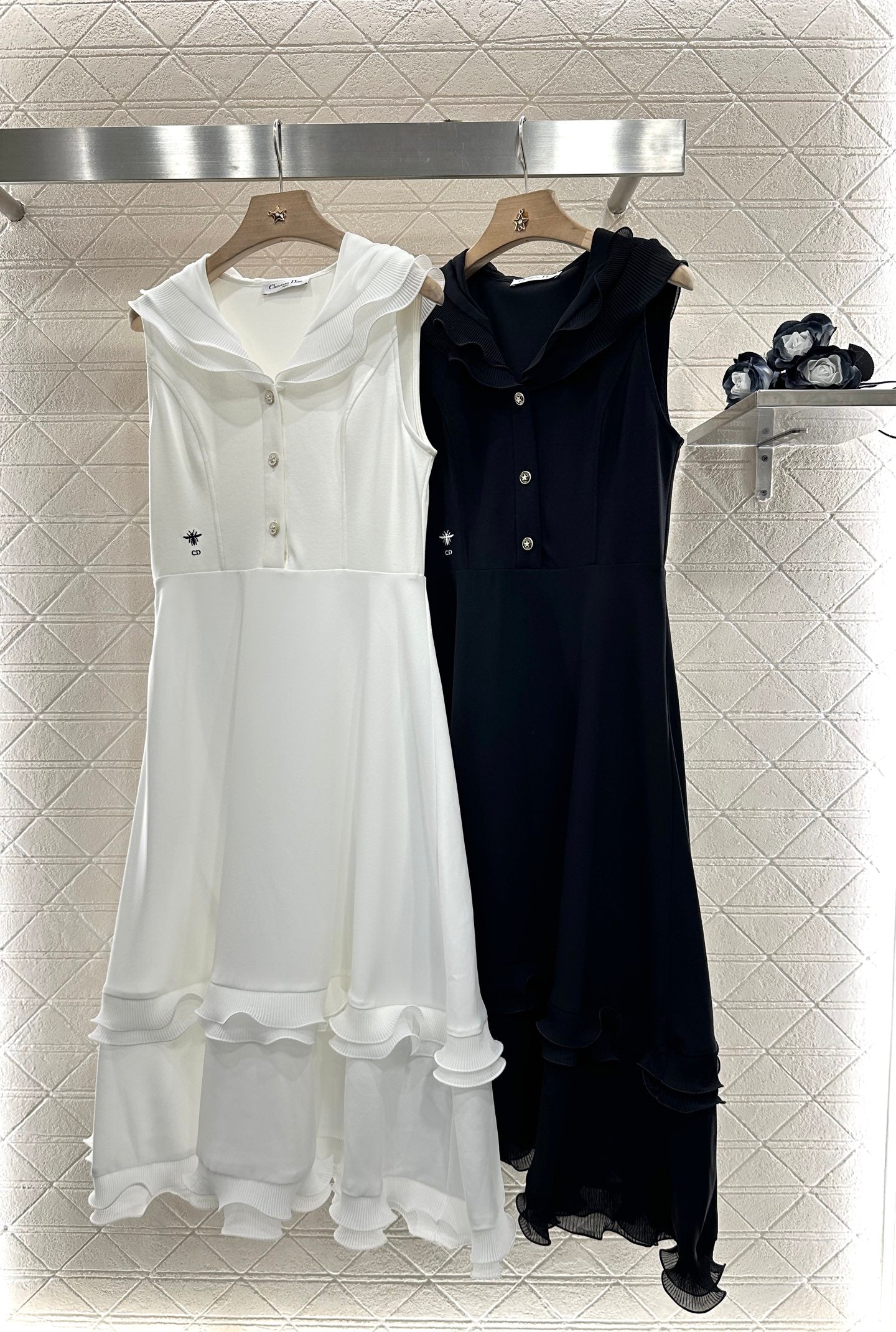 D 2025 new product Hooded vest dress