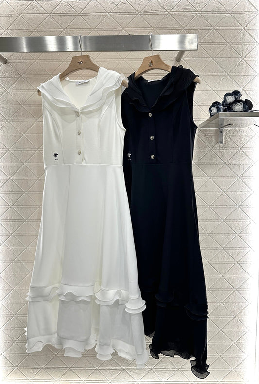 D 2025 new product Hooded vest dress