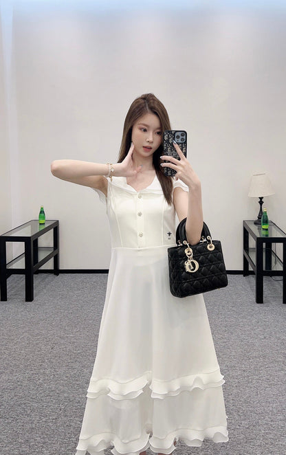 D 2025 new product Hooded vest dress