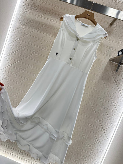D 2025 new product Hooded vest dress