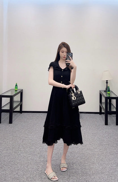 D 2025 new product Hooded vest dress