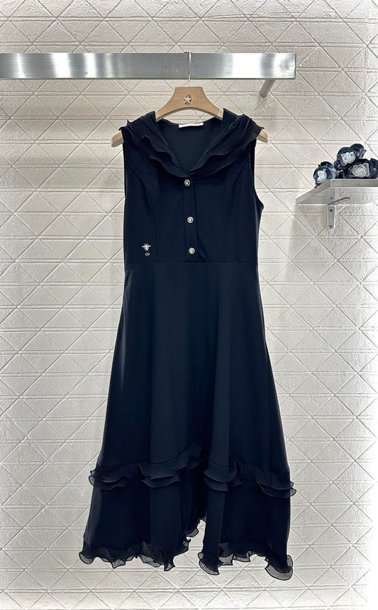 D 2025 new product Hooded vest dress