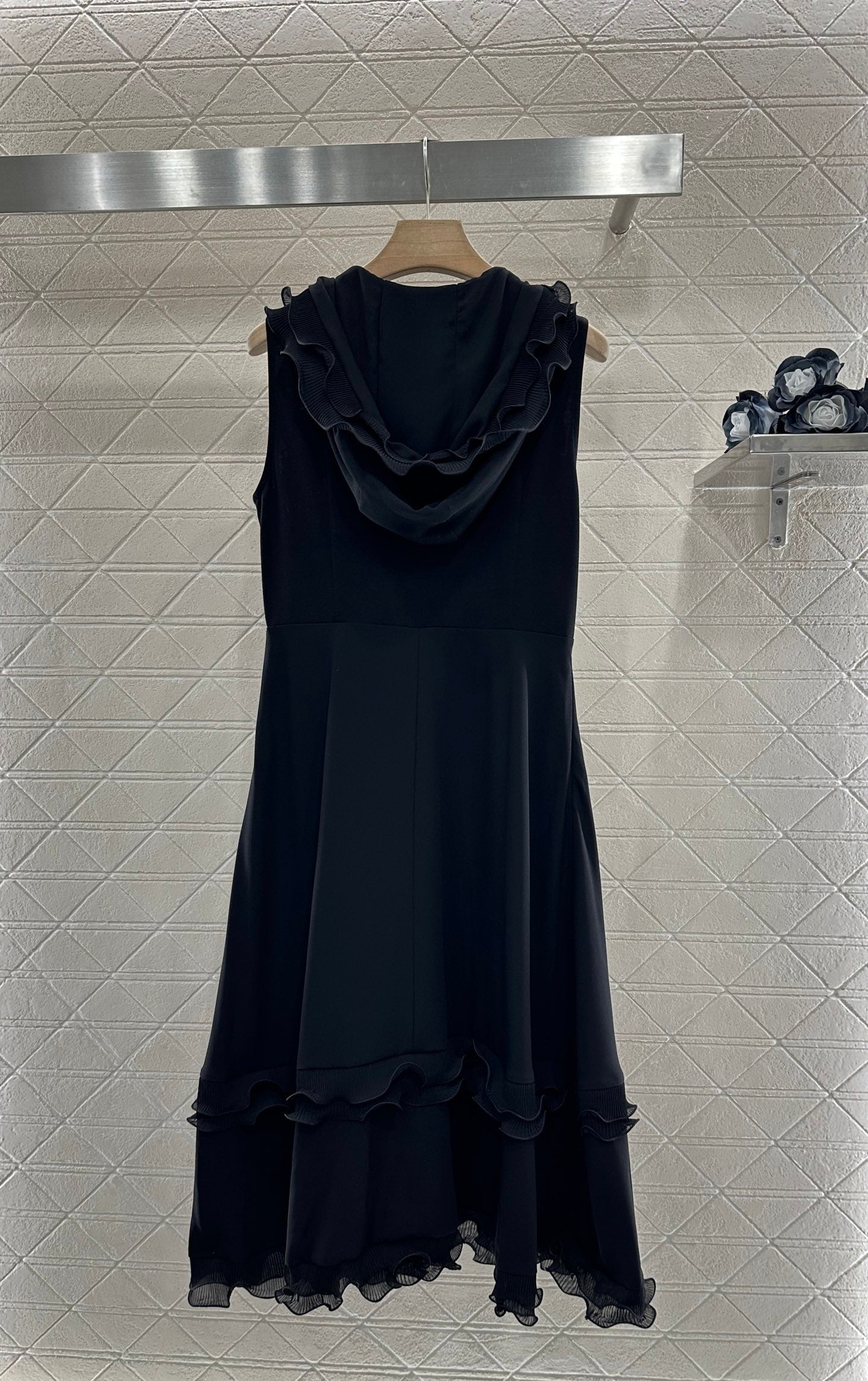 D 2025 new product Hooded vest dress