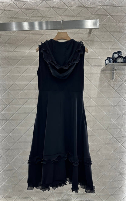 D 2025 new product Hooded vest dress