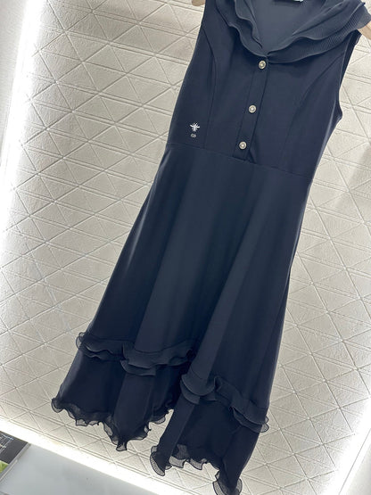 D 2025 new product Hooded vest dress