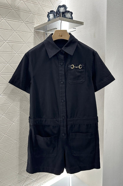 G 2025 new product Short-sleeved jumpsuit