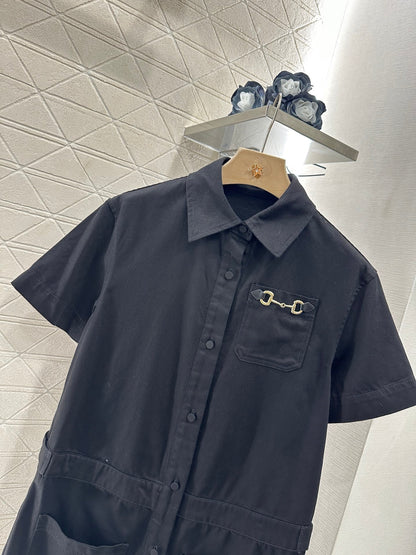 G 2025 new product Short-sleeved jumpsuit