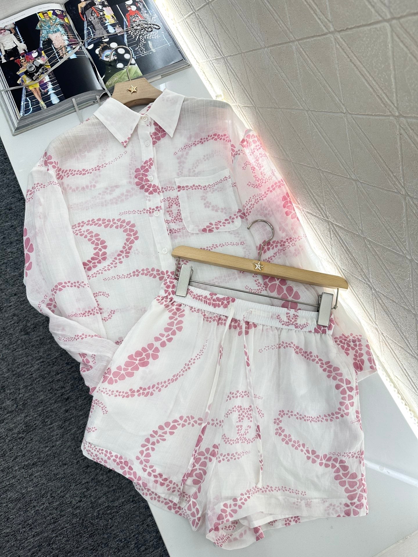 C 2025 new products Shirt and shorts set