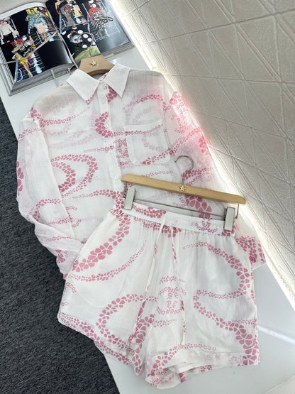 C 2025 new products Shirt and shorts set