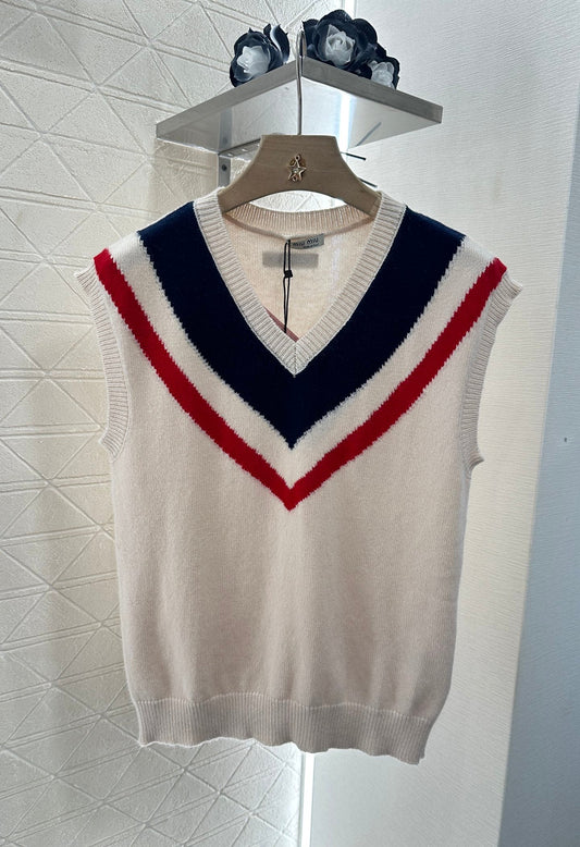 M 2025 new product College knitted vest