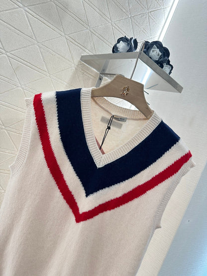 M 2025 new product College knitted vest