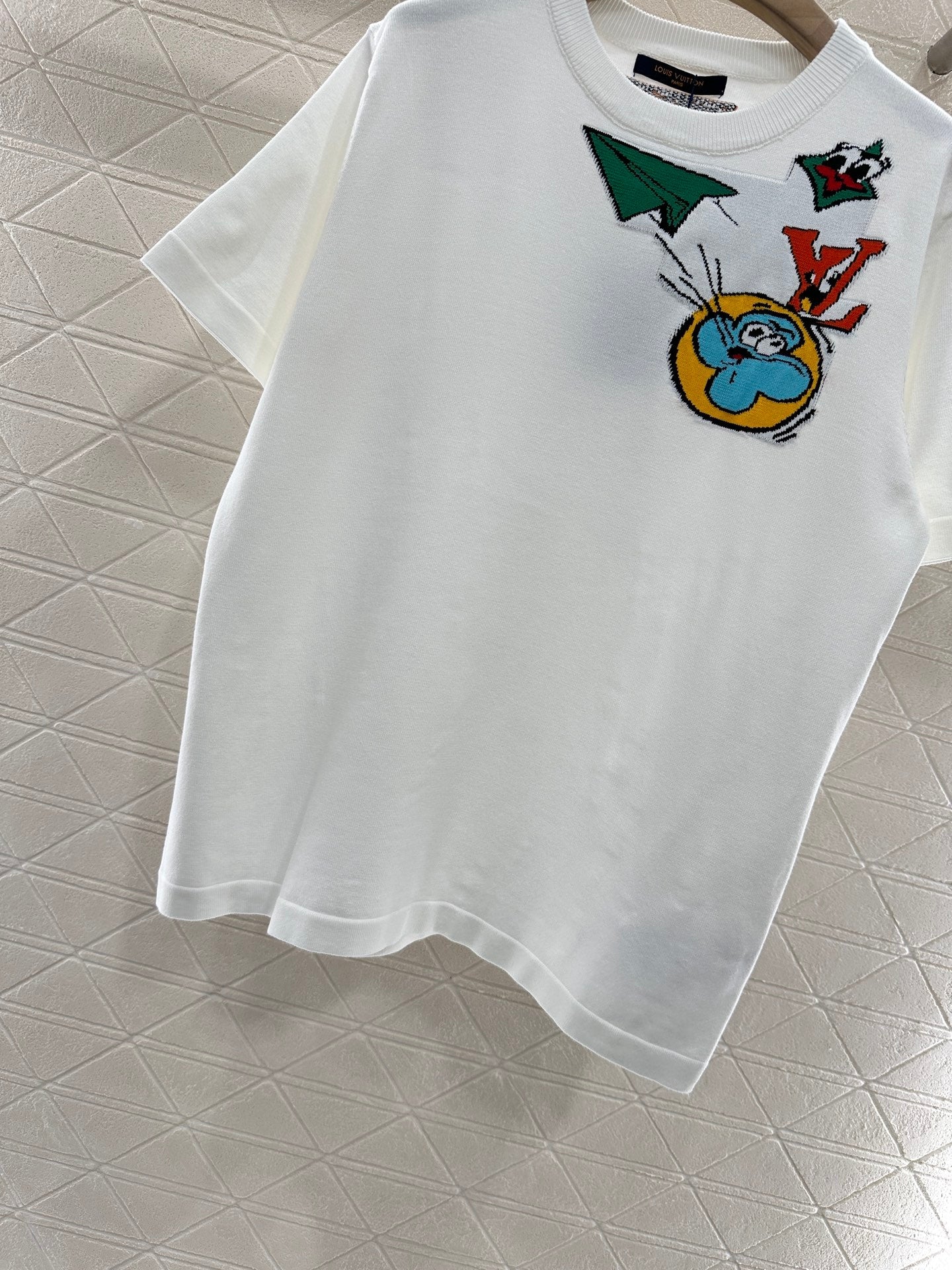L 2025 new products Cartoon knitted top