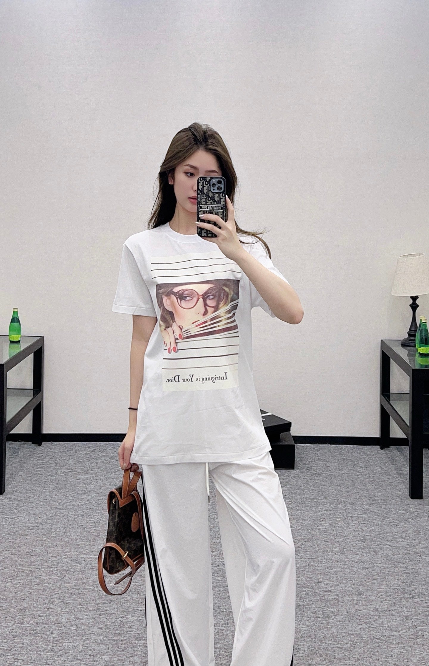 D 2025 new product Printed round neck