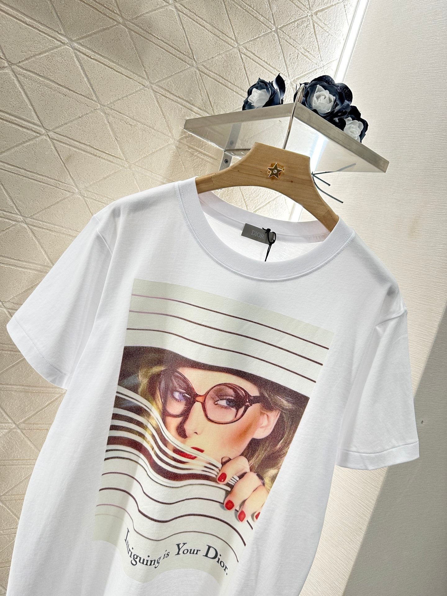 D 2025 new product Printed round neck