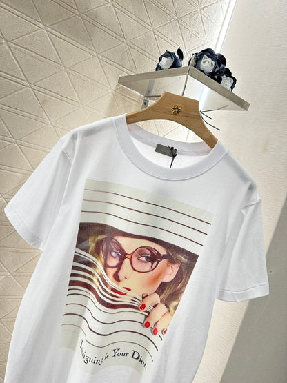 D 2025 new product Printed round neck