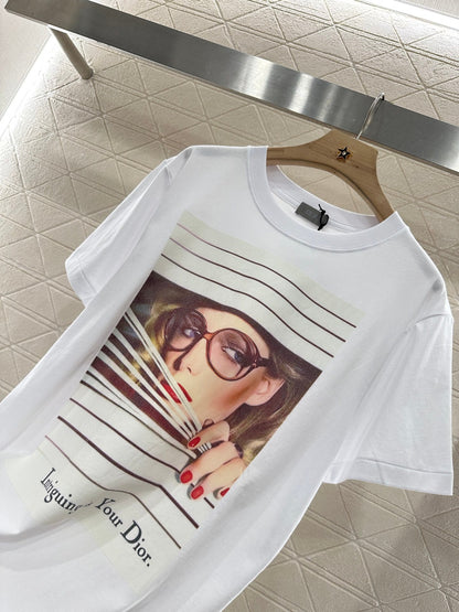 D 2025 new product Printed round neck