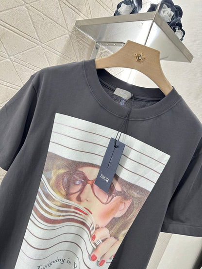 D  2025 new product Printed round neck