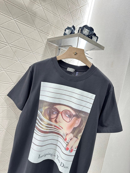 D  2025 new product Printed round neck