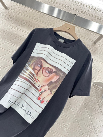 D  2025 new product Printed round neck