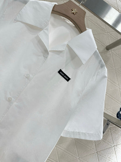 M  2025 new product Lace embroidered shirt