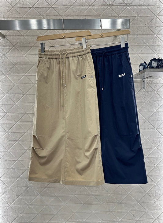 C 25 new product Slit drawstring skirt