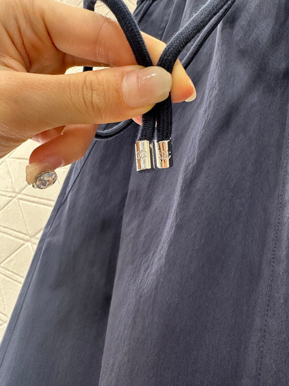 C 2025 new product Slit drawstring skirt
