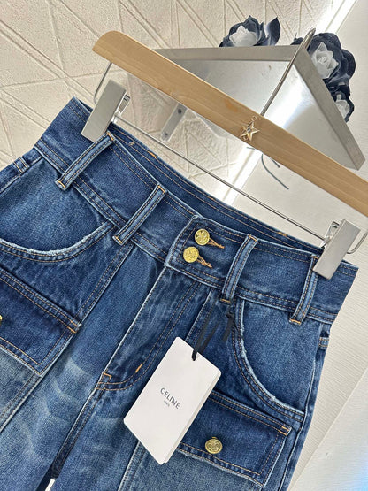 Ce 25 new products Denim pocket shorts